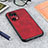 Coque Luxe Cuir Housse Etui B08H pour Oppo Find X5 Pro 5G Rouge