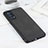 Coque Luxe Cuir Housse Etui B08H pour Oppo Reno6 Pro+ Plus 5G Noir