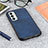 Coque Luxe Cuir Housse Etui B08H pour Samsung Galaxy M23 5G Bleu