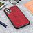 Coque Luxe Cuir Housse Etui B08H pour Samsung Galaxy M33 5G Rouge