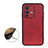 Coque Luxe Cuir Housse Etui B08H pour Vivo V23 Pro 5G Rouge