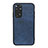 Coque Luxe Cuir Housse Etui B08H pour Xiaomi Redmi Note 11 4G (2022) Bleu