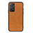 Coque Luxe Cuir Housse Etui B08H pour Xiaomi Redmi Note 12 Pro 4G Marron