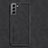Coque Luxe Cuir Housse Etui C01 pour Samsung Galaxy S21 FE 5G Noir