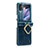 Coque Luxe Cuir Housse Etui C01S pour Oppo Find N2 Flip 5G Bleu