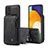 Coque Luxe Cuir Housse Etui C01S pour Samsung Galaxy A52s 5G Noir