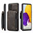 Coque Luxe Cuir Housse Etui C01S pour Samsung Galaxy A72 4G Marron