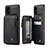 Coque Luxe Cuir Housse Etui C01S pour Samsung Galaxy M40S Noir