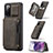 Coque Luxe Cuir Housse Etui C01S pour Samsung Galaxy S20 Lite 5G Petit