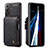 Coque Luxe Cuir Housse Etui C01S pour Samsung Galaxy S21 5G Petit