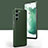 Coque Luxe Cuir Housse Etui C04 pour Samsung Galaxy S22 Plus 5G Vert