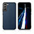 Coque Luxe Cuir Housse Etui C08 pour Samsung Galaxy S23 Plus 5G Bleu