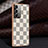 Coque Luxe Cuir Housse Etui C11 pour Samsung Galaxy S21 5G Blanc