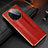 Coque Luxe Cuir Housse Etui DL1 pour Huawei Mate 50 RS Rouge