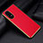 Coque Luxe Cuir Housse Etui DL2 pour Huawei P50 Pro Rouge