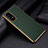 Coque Luxe Cuir Housse Etui DL2 pour Huawei P50 Pro Vert