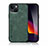 Coque Luxe Cuir Housse Etui DY1 pour Apple iPhone 15 Vert