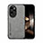 Coque Luxe Cuir Housse Etui DY1 pour Huawei Honor 100 Pro 5G Gris