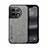 Coque Luxe Cuir Housse Etui DY1 pour OnePlus 11 5G Gris