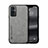 Coque Luxe Cuir Housse Etui DY1 pour OnePlus 9 5G Gris