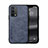 Coque Luxe Cuir Housse Etui DY1 pour Oppo A74 4G Bleu