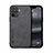 Coque Luxe Cuir Housse Etui DY1 pour Oppo F19 Pro Noir