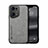 Coque Luxe Cuir Housse Etui DY1 pour Oppo Find X5 5G Gris