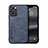 Coque Luxe Cuir Housse Etui DY1 pour Oppo Find X5 Lite 5G Bleu