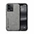 Coque Luxe Cuir Housse Etui DY1 pour Vivo iQOO 10 5G Gris