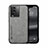 Coque Luxe Cuir Housse Etui DY1 pour Vivo iQOO Neo7 5G Gris