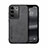 Coque Luxe Cuir Housse Etui DY1 pour Vivo V27 5G Noir