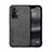 Coque Luxe Cuir Housse Etui DY1 pour Vivo X70 5G Noir