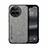 Coque Luxe Cuir Housse Etui DY1 pour Vivo X90 5G Gris