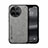 Coque Luxe Cuir Housse Etui DY1 pour Vivo X90 Pro 5G Gris