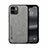 Coque Luxe Cuir Housse Etui DY1 pour Xiaomi Poco C50 Gris