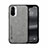 Coque Luxe Cuir Housse Etui DY1 pour Xiaomi Poco F3 5G Gris