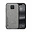 Coque Luxe Cuir Housse Etui DY1 pour Xiaomi Poco M2 Pro Gris