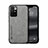 Coque Luxe Cuir Housse Etui DY1 pour Xiaomi Redmi 10 4G Gris