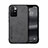 Coque Luxe Cuir Housse Etui DY1 pour Xiaomi Redmi 10 4G Noir