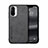 Coque Luxe Cuir Housse Etui DY1 pour Xiaomi Redmi K40 Pro 5G Noir