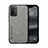 Coque Luxe Cuir Housse Etui DY1 pour Xiaomi Redmi Note 10 4G Gris