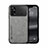 Coque Luxe Cuir Housse Etui DY1 pour Xiaomi Redmi Note 11E Pro 5G Gris