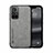 Coque Luxe Cuir Housse Etui DY1 pour Xiaomi Redmi Note 11S 5G Gris