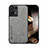 Coque Luxe Cuir Housse Etui DY1 pour Xiaomi Redmi Note 13 5G Gris