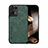 Coque Luxe Cuir Housse Etui DY1 pour Xiaomi Redmi Note 13 5G Vert