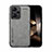 Coque Luxe Cuir Housse Etui DY1 pour Xiaomi Redmi Note 13 Pro+ Plus 5G Gris