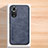 Coque Luxe Cuir Housse Etui DY2 pour Huawei Honor 50 5G Bleu