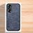 Coque Luxe Cuir Housse Etui DY2 pour Huawei Honor 60 5G Bleu