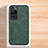 Coque Luxe Cuir Housse Etui DY2 pour Huawei P60 Pro Vert