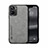 Coque Luxe Cuir Housse Etui DY2 pour Realme 10 4G Gris